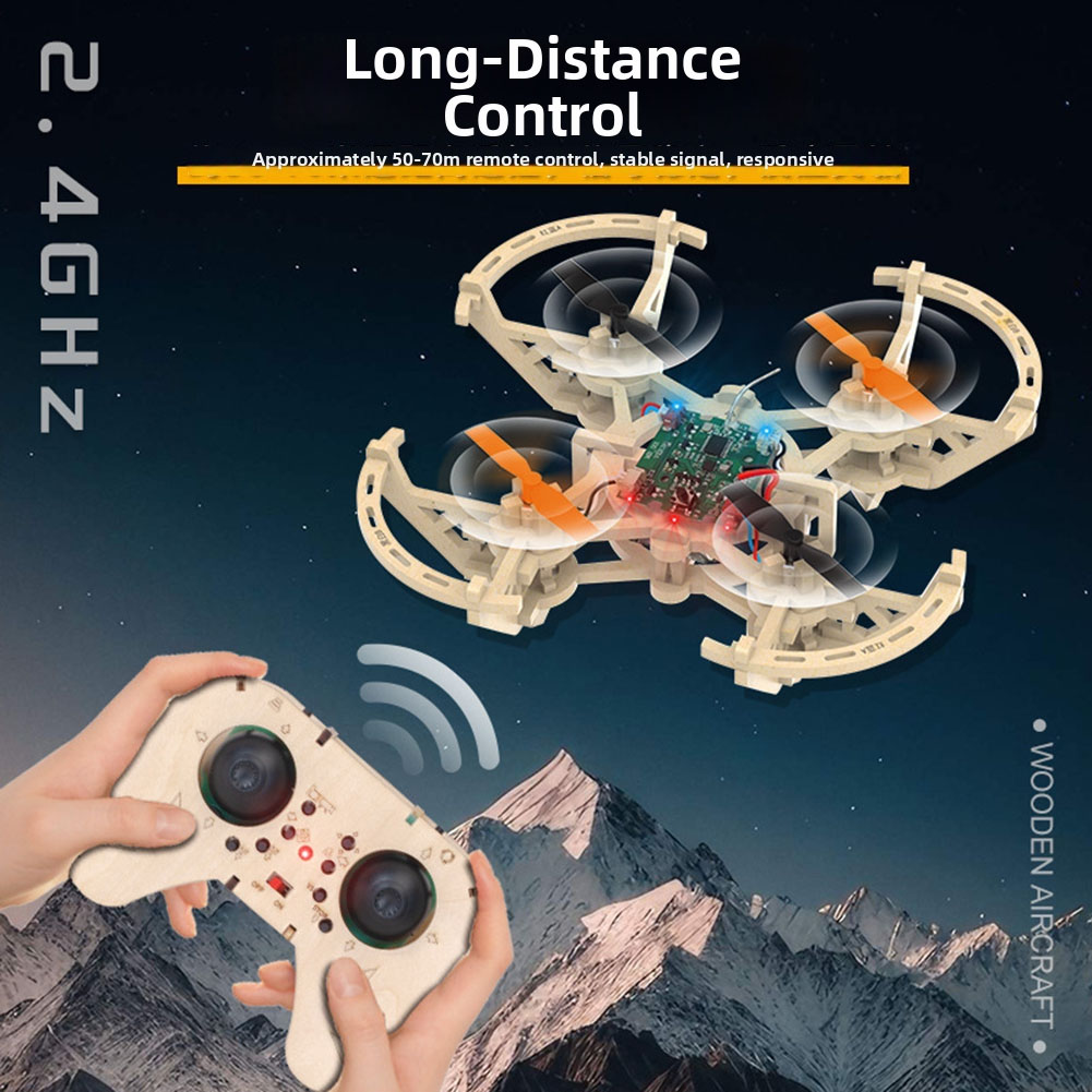 Drone Kit Octocopter - RC 목재 드론 모델 키트 3가지